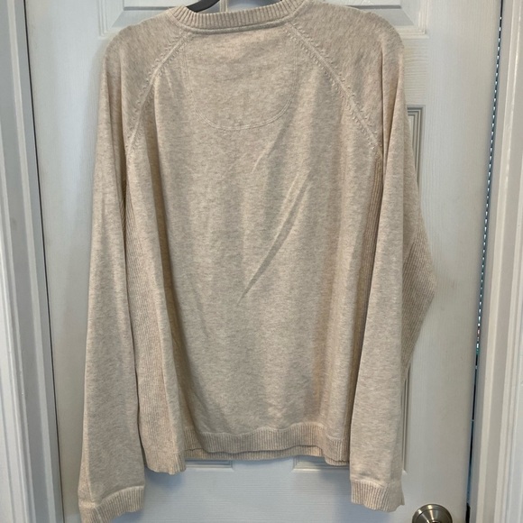 Island Shores V-Neck Sweater 100% cotton Size L - Picture 3 of 9